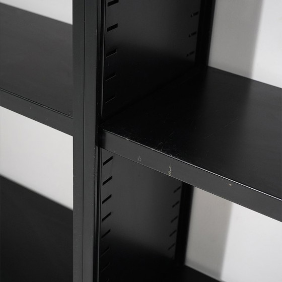 Image 1 of Black metal bookcase, 1970s