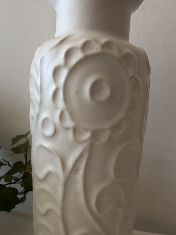 Image 1 of West Germany white vase marked