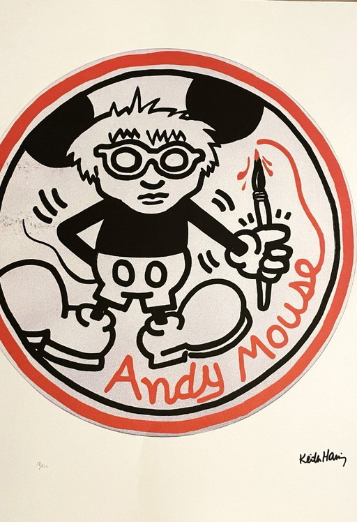 Keith Haring (1958–1990) – Andy Mouse