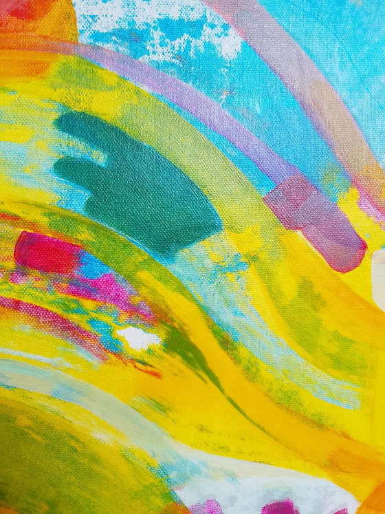 Image 1 of Acrylic painting #sophia 38x100cm