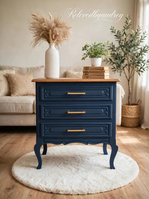 Vintage gerestyled ladekastje – ladekasten, Wood