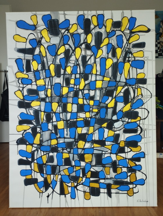 Image 1 of Composition abstraite XXL de Natia Antadze