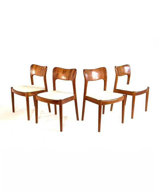 Image 1 of 4x dining room chair model 'Ole', Koefoeds Hornslet '70