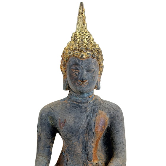 Buda Ayutthaya de bronce dorado – Tailandia, siglos XVII-principios del XVIII – Esculturas, Bronze (photo 2 of 11)