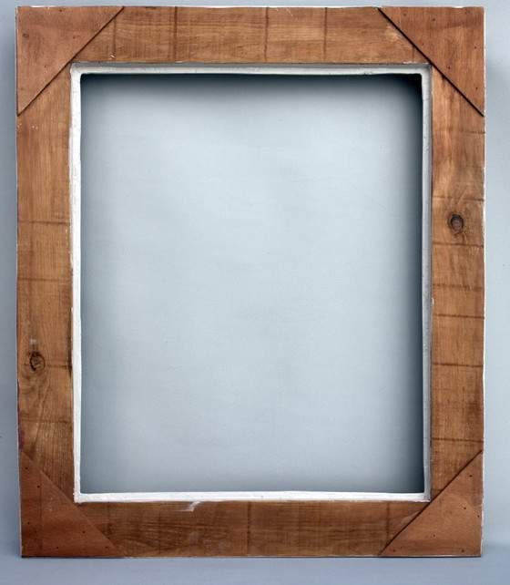 Image 1 of Vintage barokke houten lijst, handgemaakt, in Lodewijk XVI-stijl.