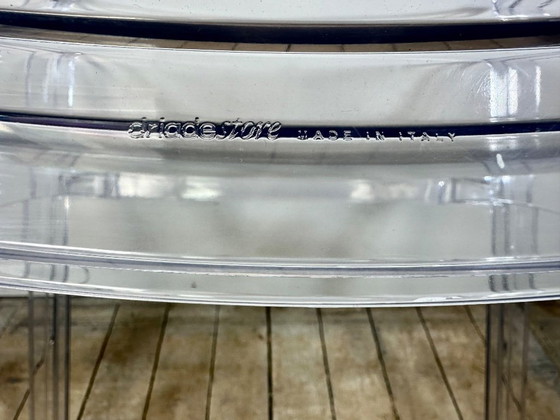 Image 1 of Vintage Italiaanse Driade fauteuils (set van 4) uit de jaren 80.