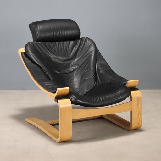 Fauteuil 'Kroken' par Ake Fribytter – Wood