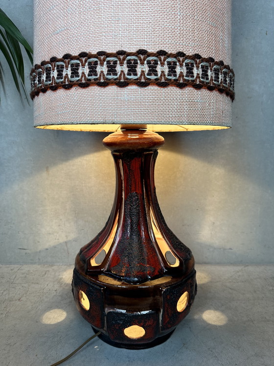 Image 1 of Lampe sur pied vintage XL à lave épaisse