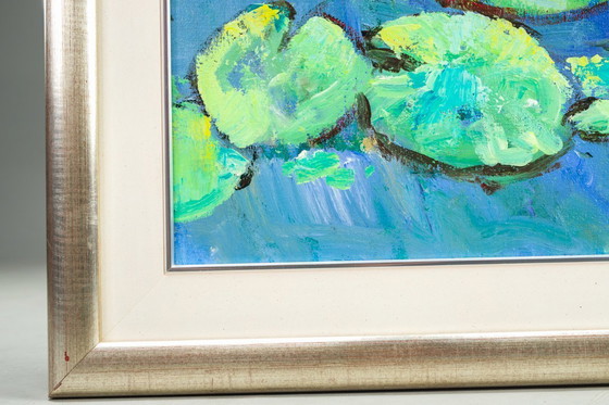 Image 1 of H.Hess, Ninfee, 1980, olio su tela