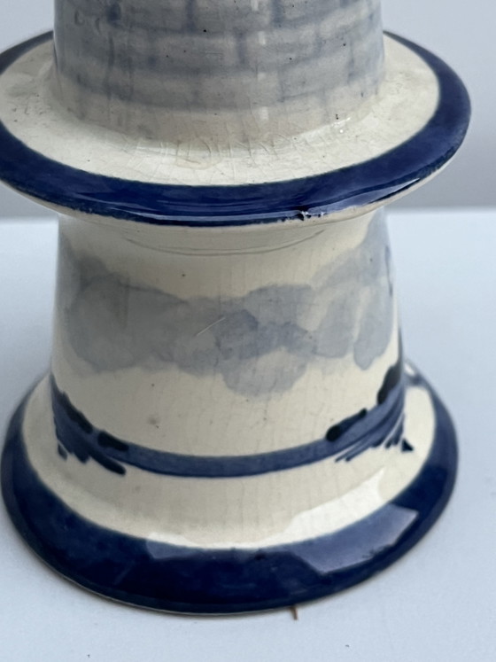 Image 1 of Delft Blue Windmill 8cm Wide 13cm High