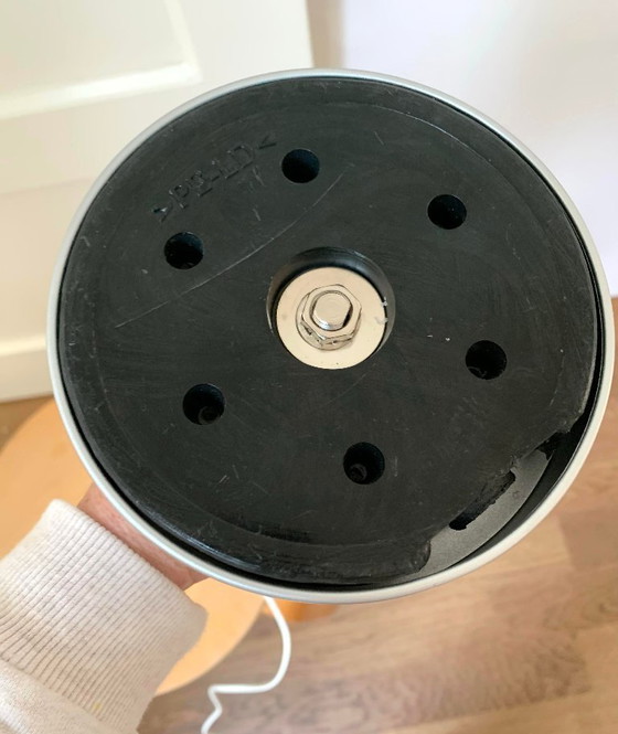 Image 1 of Lampada da scrivania IKEA KVART – grigio argento (anni '90)