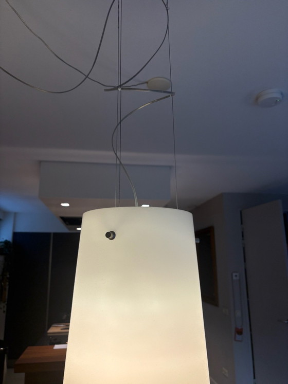 Prandina Sera S1 Design lamp, Hanglampen, Glas, Metaal, Zilver (foto 3 van 7)