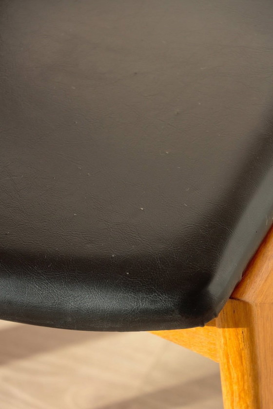 Image 1 of Set of 6 Vintage Scandinavian Teak Chairs – 1960s