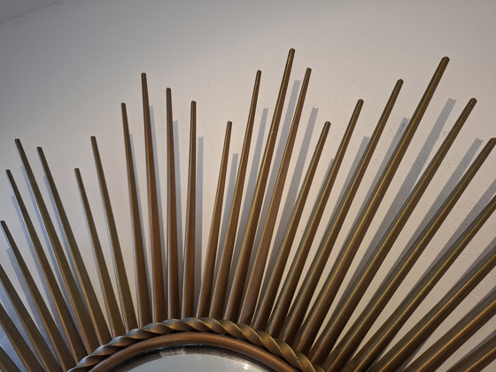 Image 1 of Espejo solar de 83 cm de Chaty Vallauris, firmado en 1960.