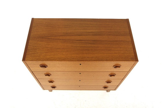 Image 1 of Skandinavische Teakholzkommode, Schweden, 1960