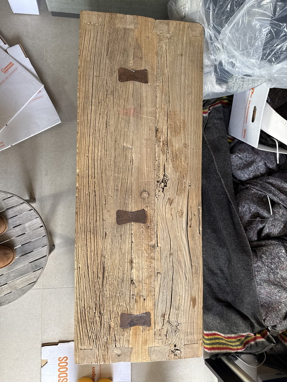 Image 1 of Table basse : chêne massif ancien