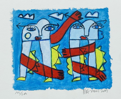 Silkscreen by Hannes Kuiper W26