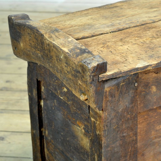 Image 1 of Antique Shepherd’s Chest, Circa 1850