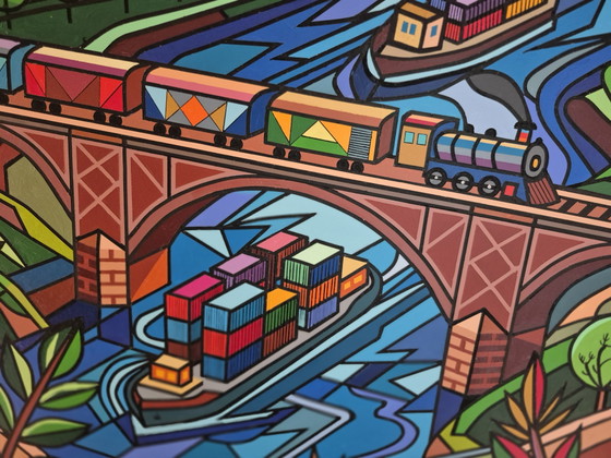 Industrial Revolution – Franklin van Dam, Paintings & Drawings, Mdf (photo 10 of 12)