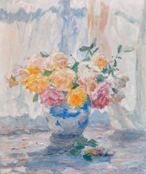 Evert Pieters ----Natura morta con vaso