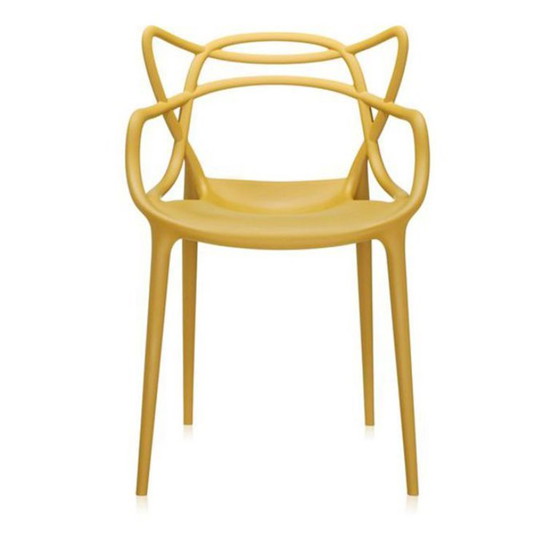 Kartell Masters Chair Mustard Yellow – Dining chairs, Plastic (photo 3 of 5)