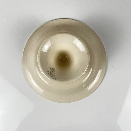 Image 1 of Compotier Longwy , début XXème s. , décor Floral