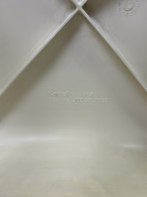 Image 1 of Set di 3 sedie Universal vintage Joe Colombo Kartell, prezzo