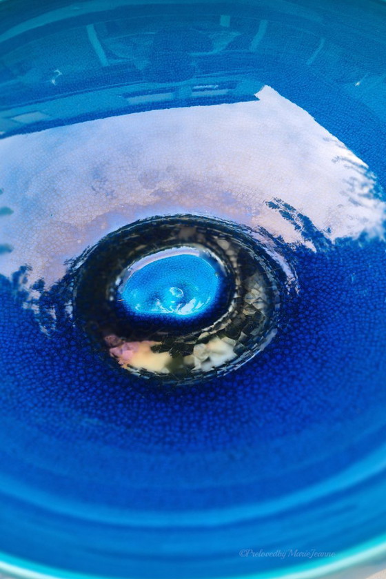 Image 1 of 1x Carl-Harry Stalhåne per Rörstrand, bellissima ciotola smaltata all'uovo blu