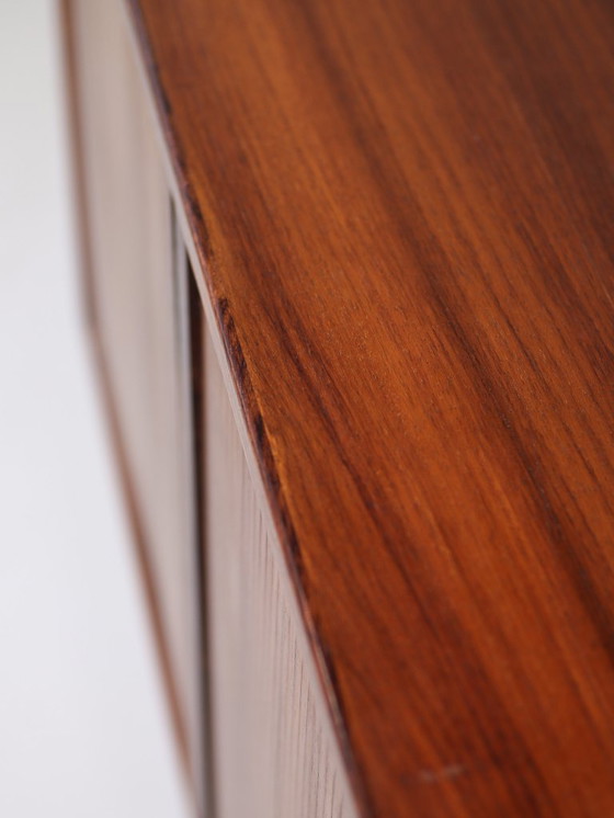 Image 1 of Cabinet with tambour doors HG Furniture rosewood Danish