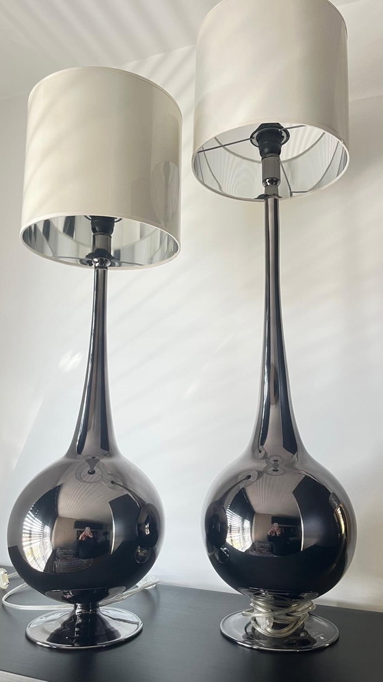 Image 1 of Juego de 2 lámparas de diseño exclusivas de Les Héritiers, Eric Kuster