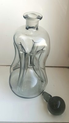 Carafe Kluk Kluk par Jacob E. Bang pour Holmegaard, 1960S