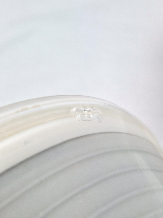 Image 1 of Pair of 80s glass wall lights by Roberto Fiorato for Prisma