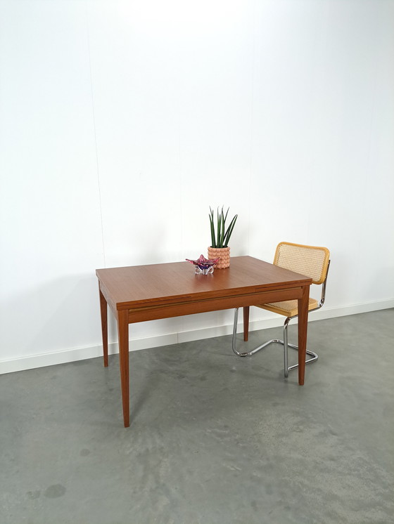 Image 1 of Teak Extendable Dining Table