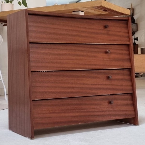 Image 1 of Mid Century schoenenkast