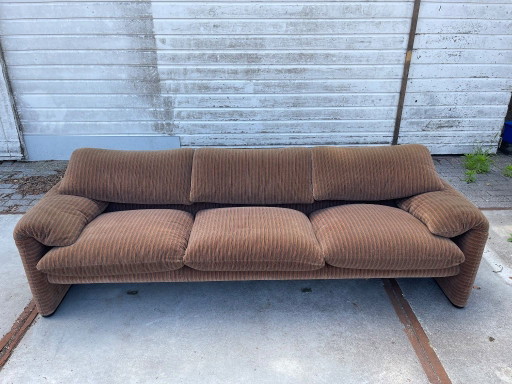 Vintage Italiaanse designbank uit de jaren 70, Cassina Maralunga