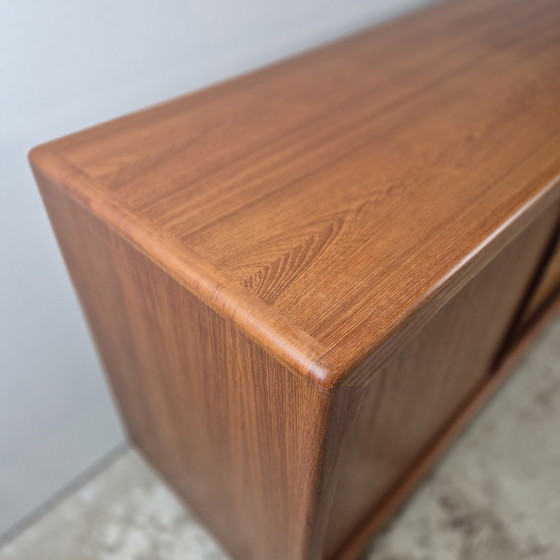 Image 1 of Dyrlund vintage 1960s teak sideboard, wall cabinet, TV cabinet