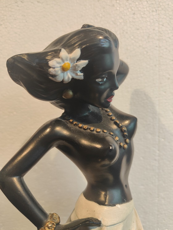 Image 1 of Statuetta Donna Africana Bernard Bloch