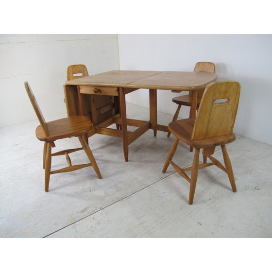 Image 1 of Vintage dining Set by Eero Aarnio for Laukaan Puu scandinavian 1960s