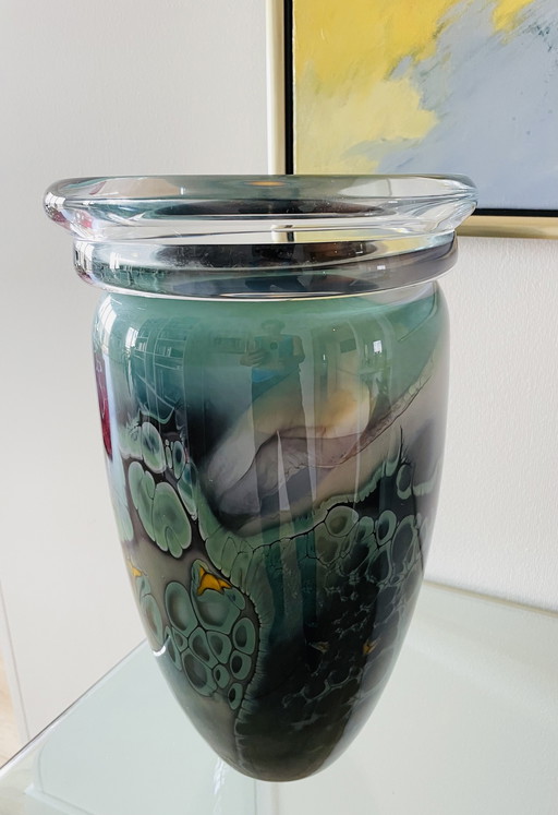  Objet en verre XL Unique de Misha Ignis 7,5 kilos !