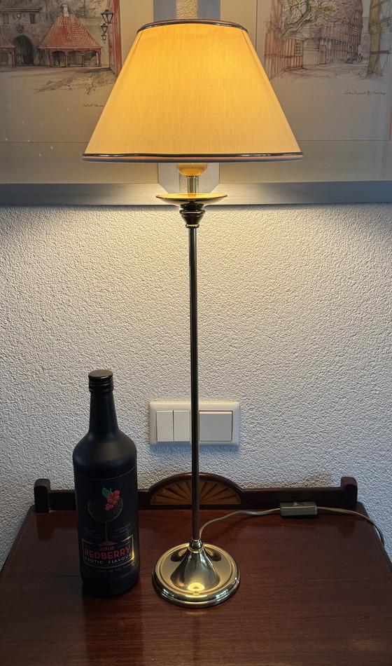 Image 1 of High-End English Classic Table Lamp | High-Gloss Brass | Heavy Quality | 1995