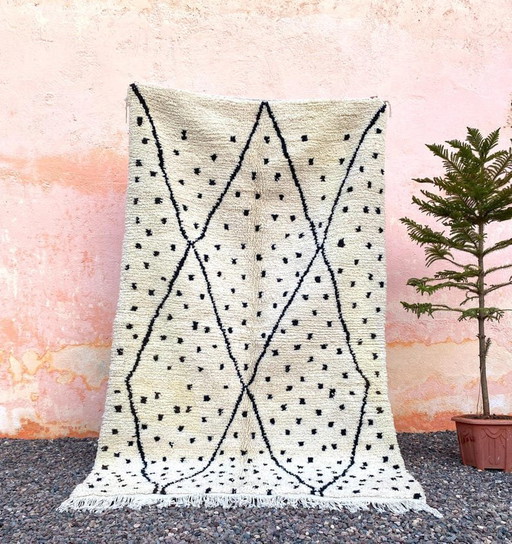 Tapis En Laine Pure Fait Main Traditionnelle Sur Mesure Taille 2/3 M – Aime Té, vloerkleden en tapijten, Wool (photo 2 of 8)
