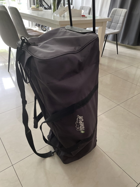Juego de viaje Tempur auténtico: cubrecolchón, almohada y bolsa con ruedas. – Bolsos de viaje, Textile (photo 5 of 12)