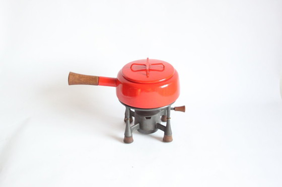 Image 1 of Set per fonduta di Jens Quistgaard per Dansk Designs, Danimarca anni '50