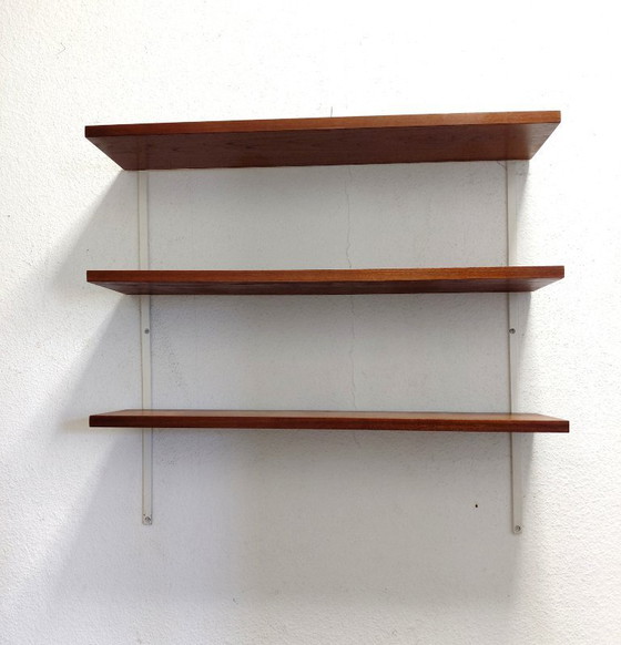 Image 1 of Sixties separate wall rack with three shelves
