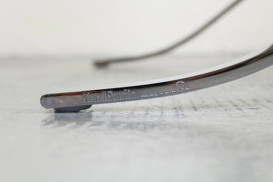 Image 1 of Barcelona Knoll Elfenbeinfarbene Ledersitze von Mies Van Der Rohe Knoll