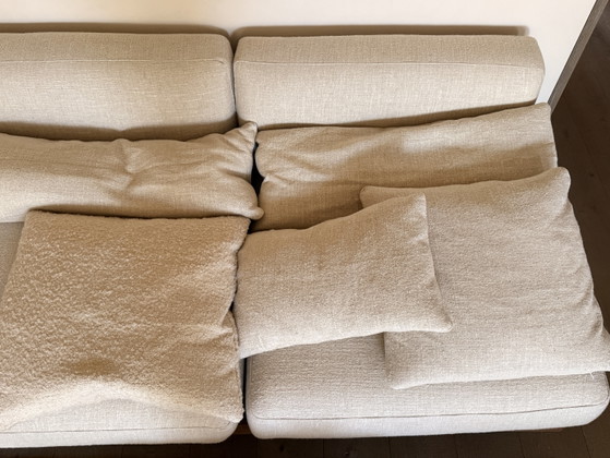 Serax Rudolph Divano, Vincent Van Duysen - cuscini inclusi, Divani 2 posti, Tessile, Legno, Beige (foto 4 di 13)