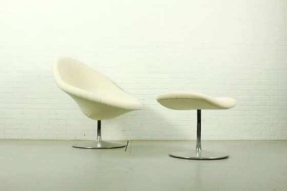 Image 1 of Iconic Pierre Paulin "Globe" Chair & Ottoman for Artifort