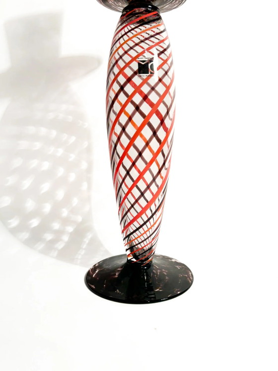 1999 Carlo Moretti Candelabro a Spirale in Vetro di Murano – Moretti (Carlo), Oggetti decorativi, Modern (photo 4 of 10)