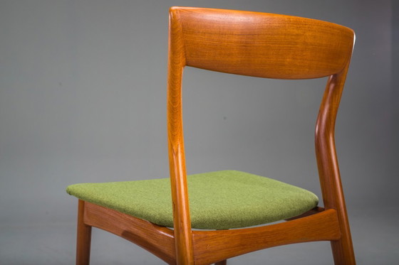 Image 1 of Set eetkamerstoelen van teak toegeschreven aan R. Borregaard voor Viborg, 1970
