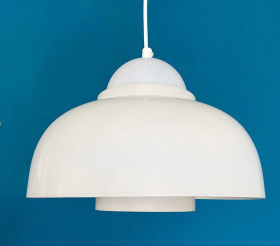 Image 1 of Lampada a sospensione vintage a forma di fungo, in metallo e acrilico, stile Space Age